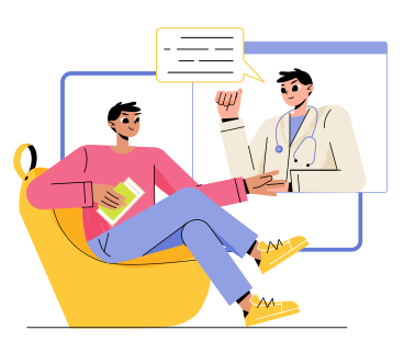 Illustration of psychotherapy session