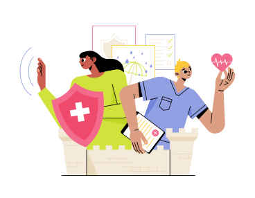 Supportive therapy illustration